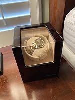 Customer photo of Single Watch Winder with Plush Watch Pillow, Multiple Running Mode, Piano Black