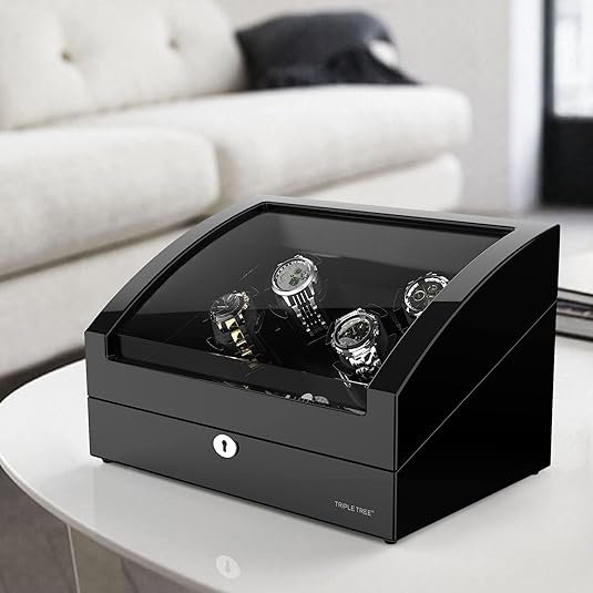 4 Watch Winder with 6 Storage Slots – view 4
