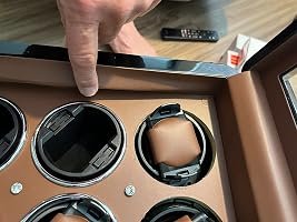 Customer photo of Walnut Watch Winder for 8 Automatic Watches with 6 Storage Slots