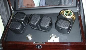 Customer photo of 6-Slot Watch Winder, Wooden Shell, Powered by Japanese Motor
