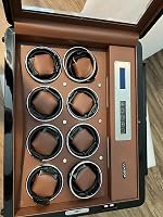 Customer photo of Walnut Watch Winder for 8 Automatic Watches with 6 Storage Slots