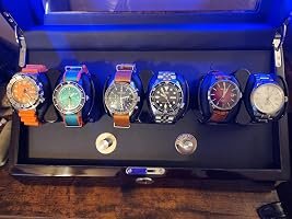 Customer photo of 6-Slot Watch Winder, Wooden Shell, Powered by Japanese Motor