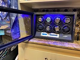 Customer photo of 8-Slot Watch Winder for Automatic Watches, High-Gloss Piano Lacquer