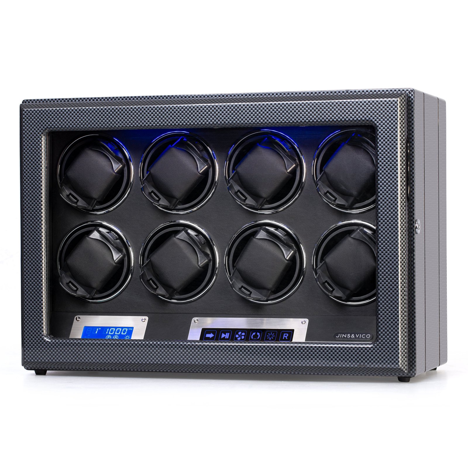 8 Slot Watch Winder, Piano Lacquer – view 3