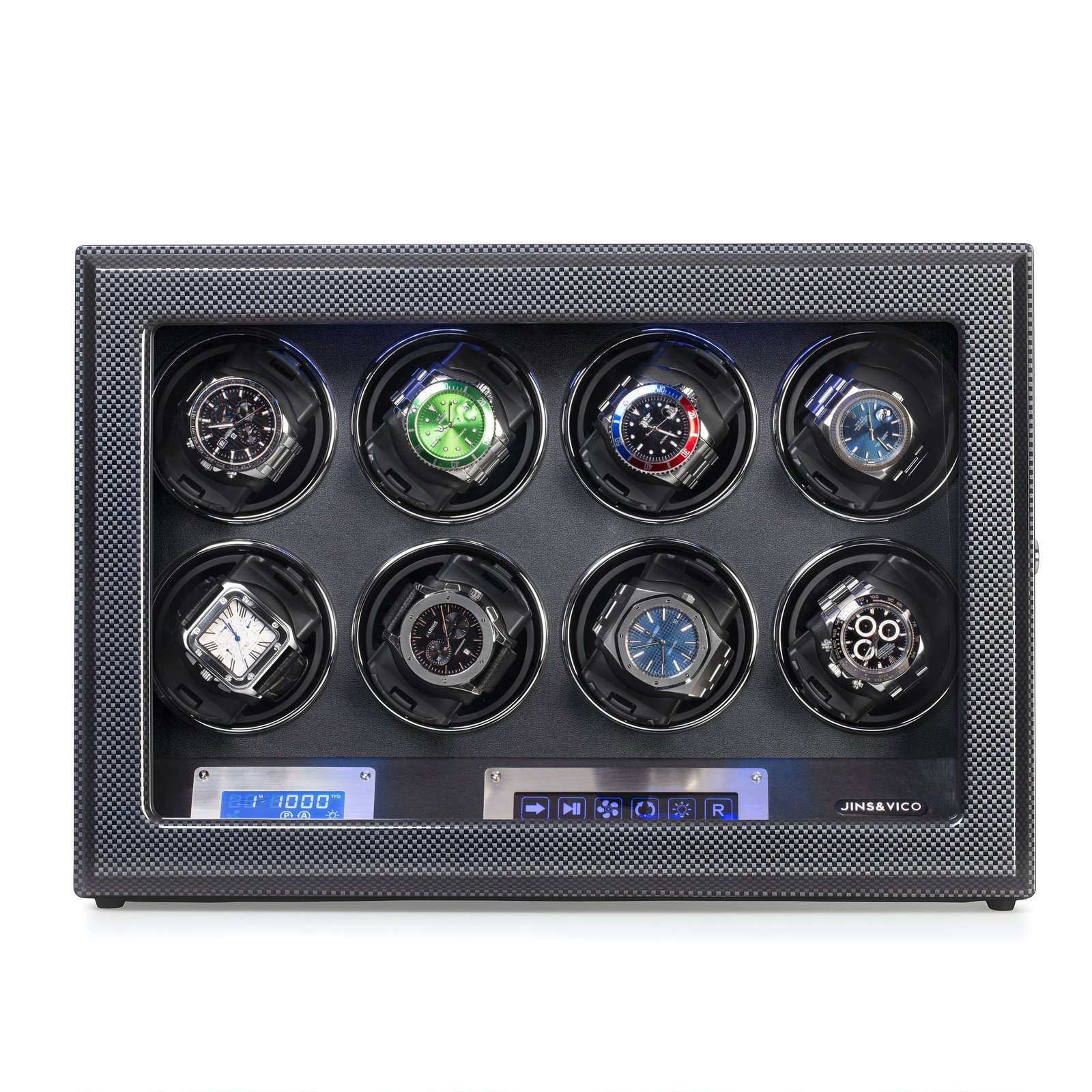 8 Slot Watch Winder, Piano Lacquer – view 4