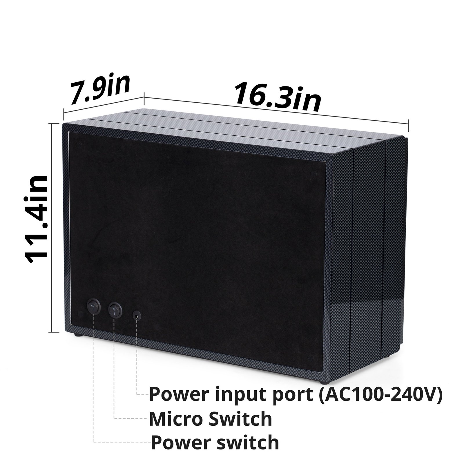 8 Slot Watch Winder, Piano Lacquer – view 8
