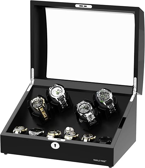 4 Watch Winder with 6 Storage Slots – view 2