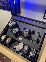 Customer photo of Watch Winder for 4 Automatic Watches with Additional 6 Watch Storage Slots, Wood Shell with Piano Fini
