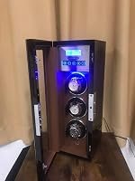Customer photo of Vertical Automatic Watch Winder Box with Key and Fingerprint lock, Built-in Drawer and Illumination, F