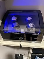 Customer photo of Watch Winder for 4 Automatic Watches with Additional 6 Watch Storage Slots, Wood Shell with Piano Fini