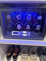 Customer photo of 8-Slot Watch Winder for Automatic Watches, High-Gloss Piano Lacquer