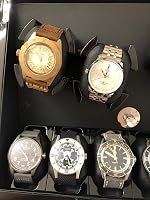 Customer photo of Watch Winder for 4 Automatic Watches with Additional 6 Watch Storage Slots, Wood Shell with Piano Fini
