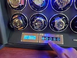 Customer photo of 8-Slot Watch Winder for Automatic Watches, High-Gloss Piano Lacquer