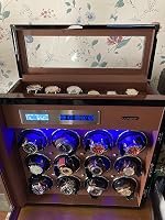 Customer photo of Automatic Walnut Wood Watch Winder for 12 Watches Winding with 6 Storage Spaces