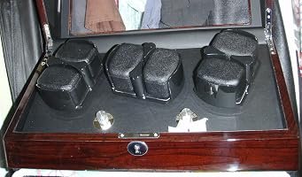 Customer photo of 6-Slot Watch Winder, Wooden Shell, Powered by Japanese Motor