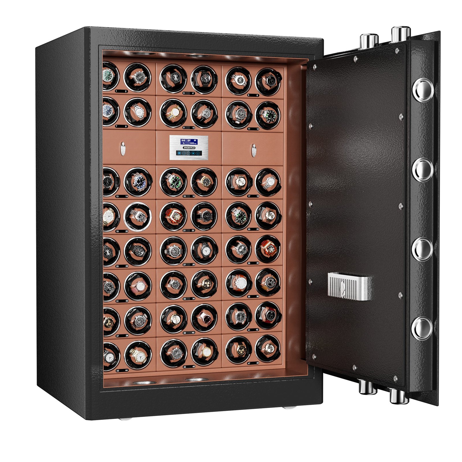 48 Watch Winder Safe with Fingerprint Lock – view 2