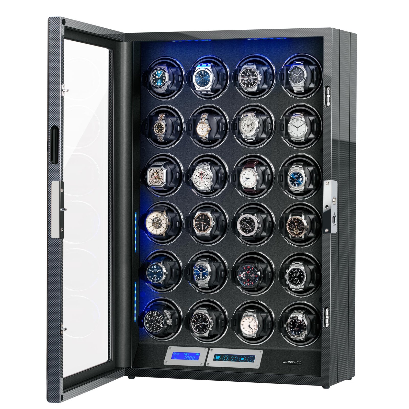 24 Watch Winder with Finger Printlock and Touch-control Panel - Image 2