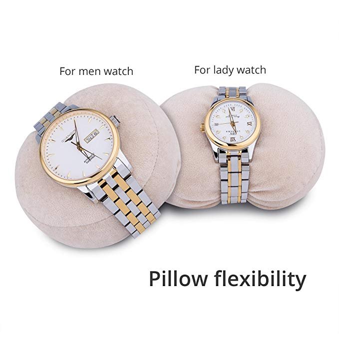 Double Watch Winder for Automatic Watches – Leather Finish with Soft Plush Pillows - Image 6