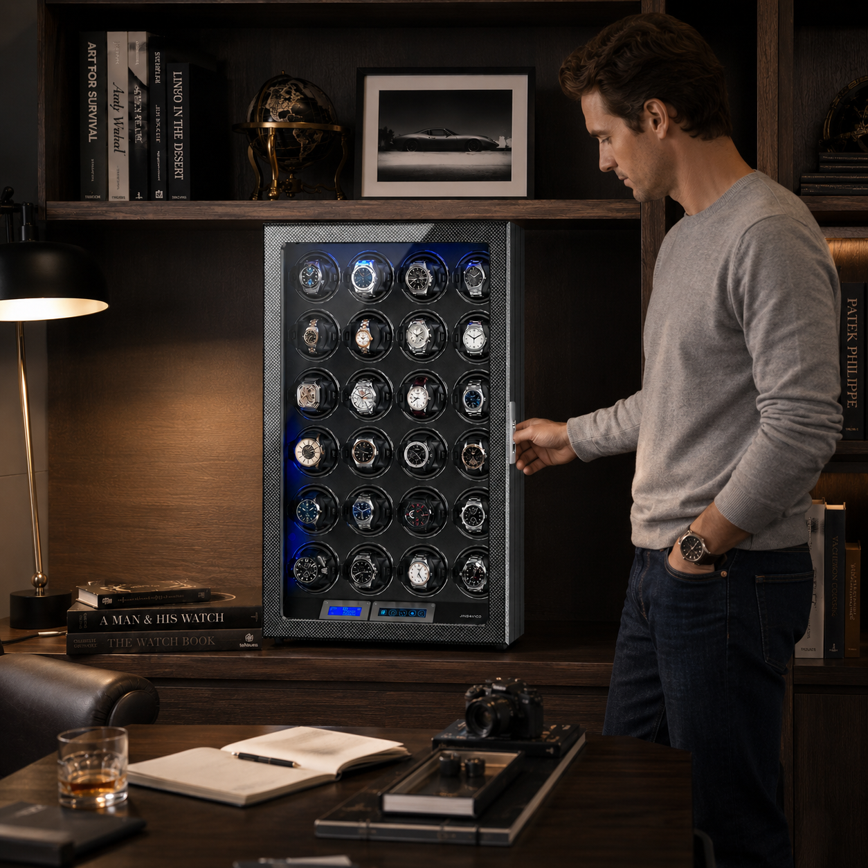 24 Watch Winder with Finger Printlock and Touch-control Panel - Image 7