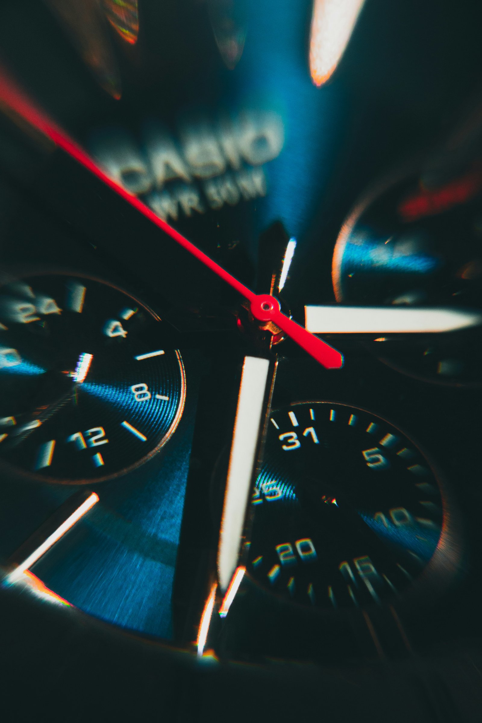 Luxury wristwatch on the wrist photographed in close-up