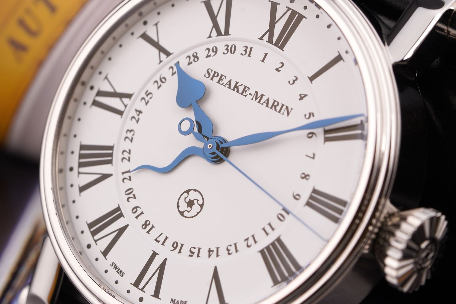 Mechanical wristwatch prepared for professional inspection after repeated stopping
