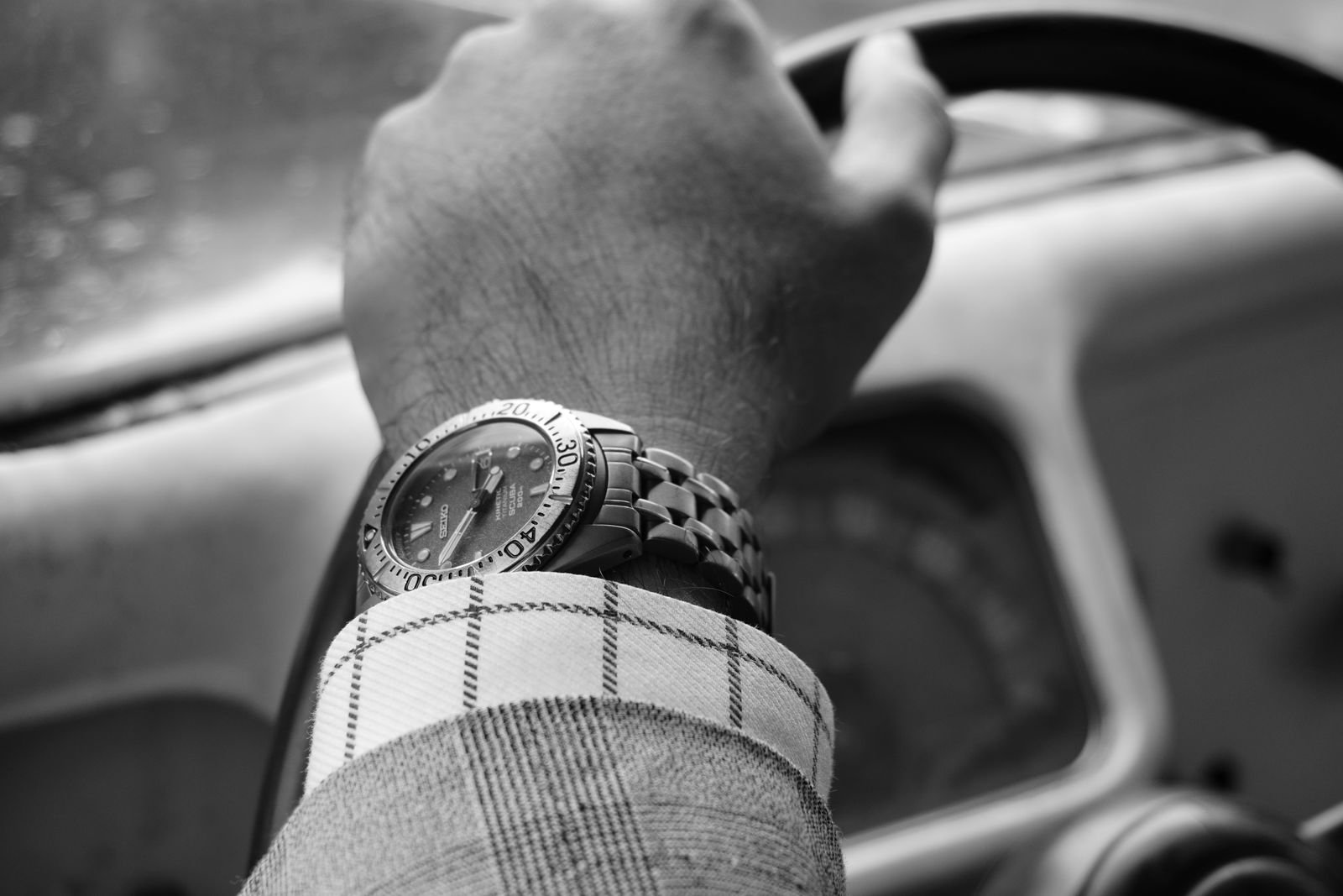 Luxury automatic watch worn on the wrist before comparing natural wear with a winder program